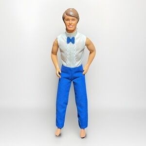 Barbie‎ Ken Doll Vintage 1968 Mattel Taiwan Tuxedo Shirt And Pants Brown Hair